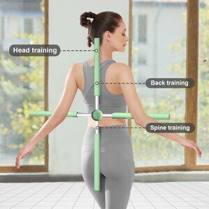 Posture Pole & Yoga Strap - Yoga Stick & Yoga Belt - Brand New!